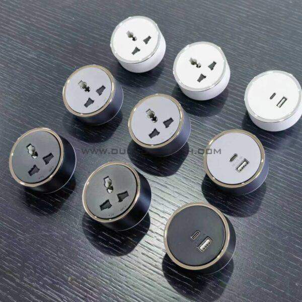 Ổ điện thanh ray - Track socket cao cấp 1 TK R 01
